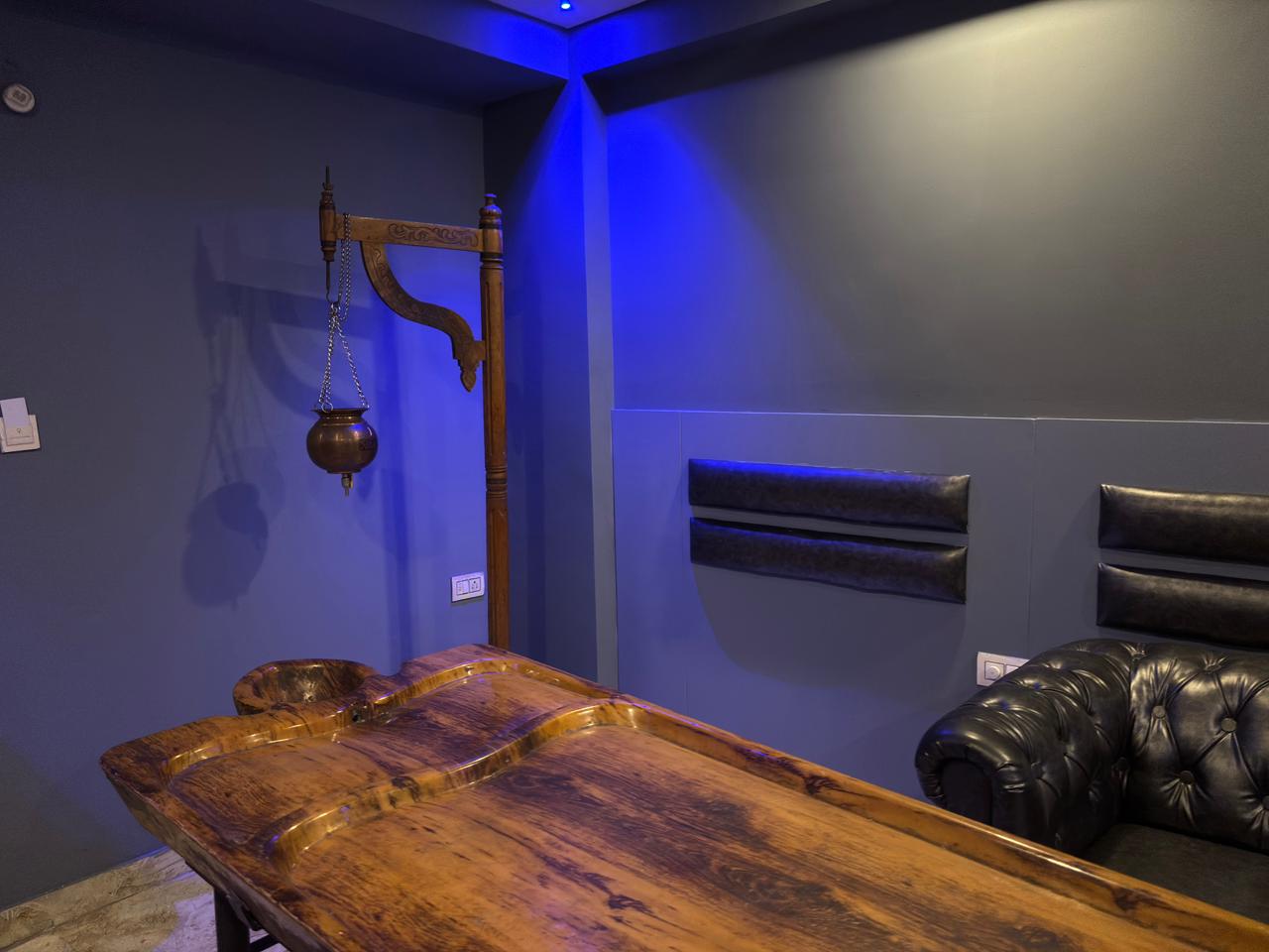 Disinfected treatment room